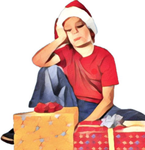 Sad Christmas and New Year Stickers for iMessage! messages sticker-7
