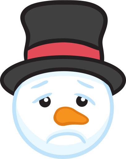 Snowman Face Stickers - Christmas Snowman messages sticker-9
