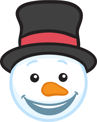 Snowman Face Stickers - Christmas Snowman messages sticker-2