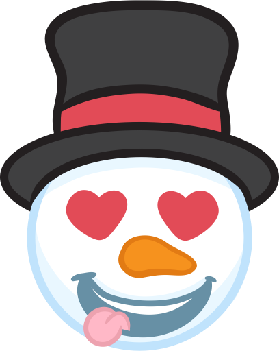 Snowman Face Stickers - Christmas Snowman messages sticker-3