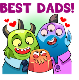 Happy Family Stickers messages sticker-5