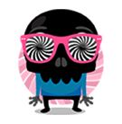 Skullington Mini Stickers messages sticker-1