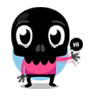 Skullington Mini Stickers messages sticker-8