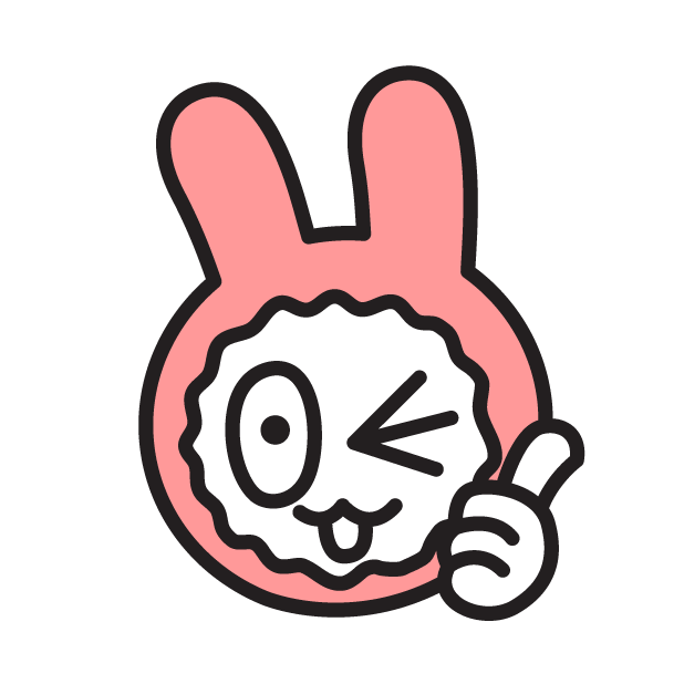 Face of PinkRabbit messages sticker-4