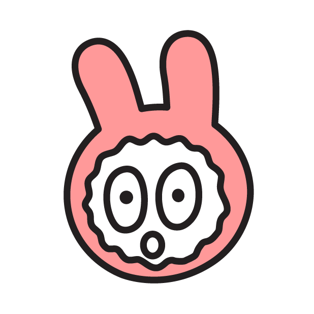 Face of PinkRabbit messages sticker-2