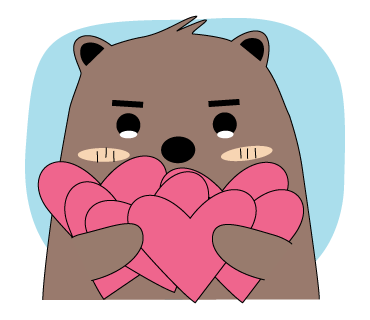 Pigkabear messages sticker-7