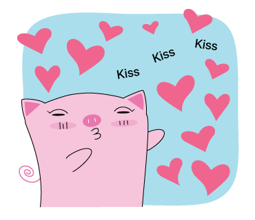 Pigkabear messages sticker-1