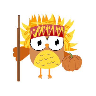 Christmas Owl Stickers - Xmas Turkey Sticker messages sticker-9