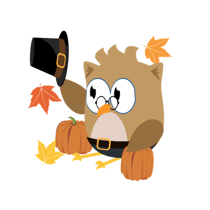 Christmas Owl Stickers - Xmas Turkey Sticker messages sticker-5