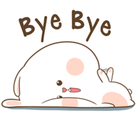 Puffy Rabbit messages sticker-5