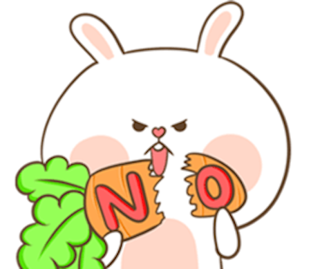 Puffy Rabbit messages sticker-9