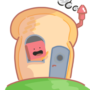 Toaster Head Stickers messages sticker-3