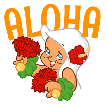 BochAloha(ボチャロハ)Mapuaちゃん Vol.2 messages sticker-1