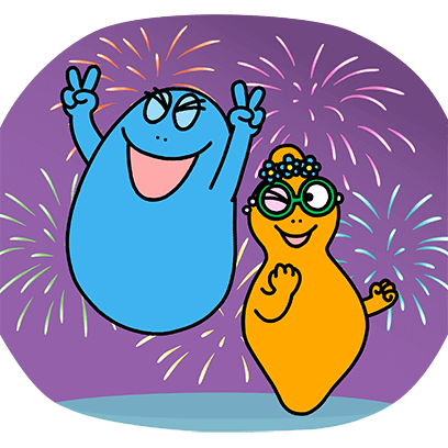 Barbapapa 2 (animated) messages sticker-6