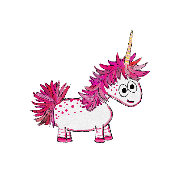 Hand Drawn Unicorns Sticker Pack messages sticker-0