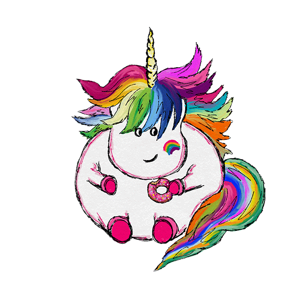 Hand Drawn Unicorns Sticker Pack messages sticker-2