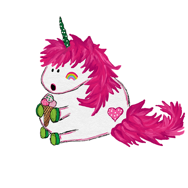 Hand Drawn Unicorns Sticker Pack messages sticker-4