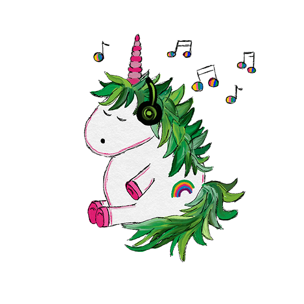 Hand Drawn Unicorns Sticker Pack messages sticker-5