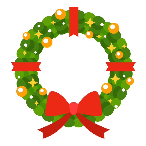 Blinking Christmas Wreaths Animated Stickers messages sticker-2