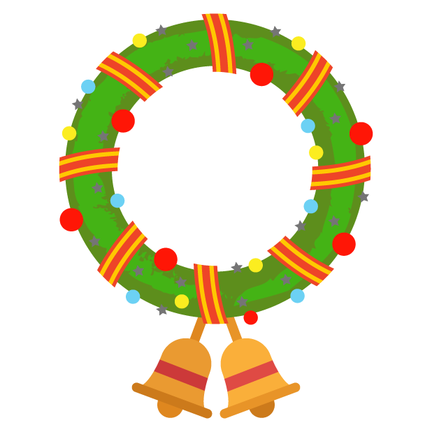 Blinking Christmas Wreaths Animated Stickers messages sticker-4