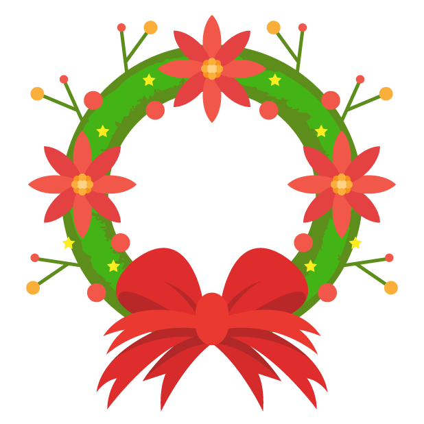 Blinking Christmas Wreaths Animated Stickers messages sticker-7