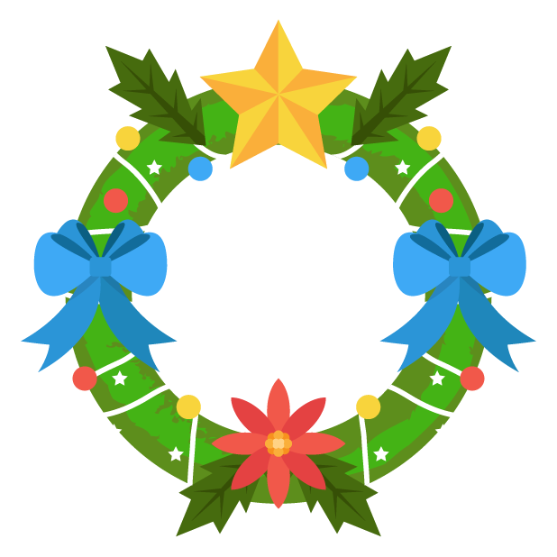 Blinking Christmas Wreaths Animated Stickers messages sticker-5