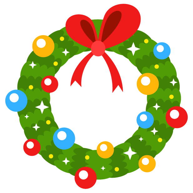 Blinking Christmas Wreaths Animated Stickers messages sticker-0