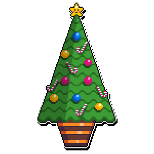 Merry Pixel Stickers messages sticker-3