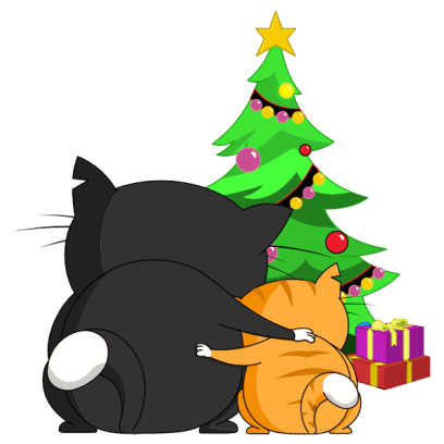 Silly Darn Cat (Christmas) messages sticker-6