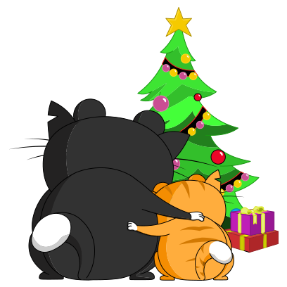 Silly Darn Cat (Christmas) messages sticker-5