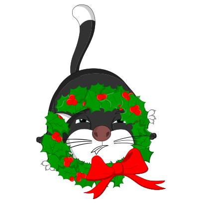Silly Darn Cat (Christmas) messages sticker-1