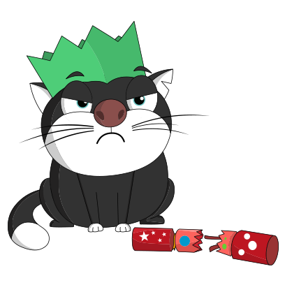 Silly Darn Cat (Christmas) messages sticker-2