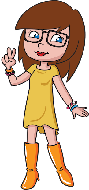 Hipster Girl Stickers - Hippy Fashion Edition messages sticker-7