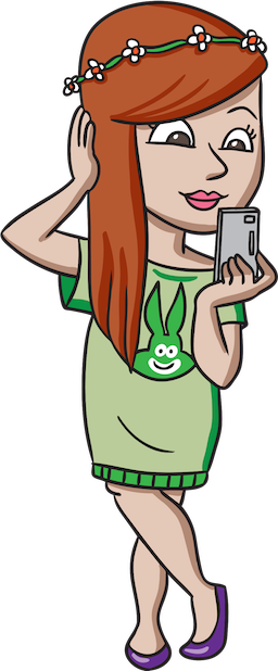 Hipster Girl Stickers - Hippy Fashion Edition messages sticker-4