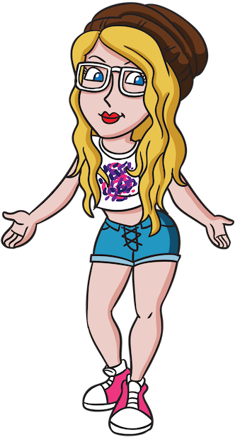 Hipster Girl Stickers - Hippy Fashion Edition messages sticker-8