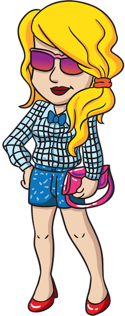 Hipster Girl Stickers - Hippy Fashion Edition messages sticker-6