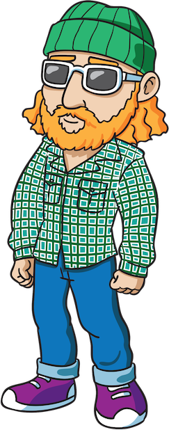 Hipster Men Stickers - Hippy Fashion Edition messages sticker-3