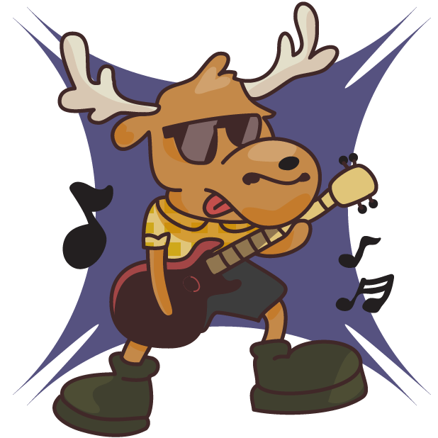 Moose in Shoes messages sticker-3