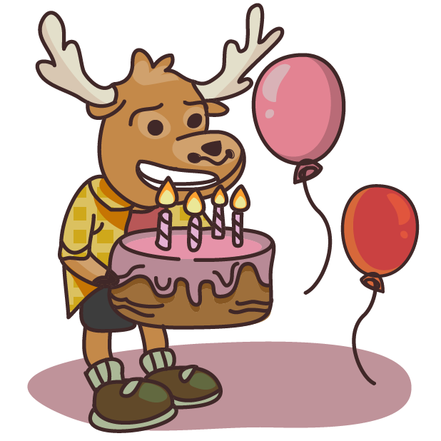 Moose in Shoes messages sticker-5