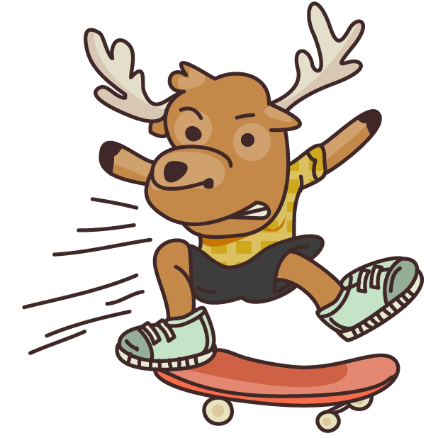 Moose in Shoes messages sticker-4