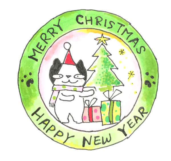 Doodle Funny Stickers Xmas messages sticker-1