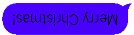 Upside Down Text Bubbles messages sticker-9