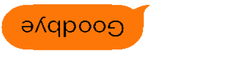 Upside Down Text Bubbles messages sticker-3