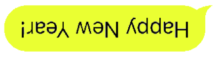 Upside Down Text Bubbles messages sticker-7