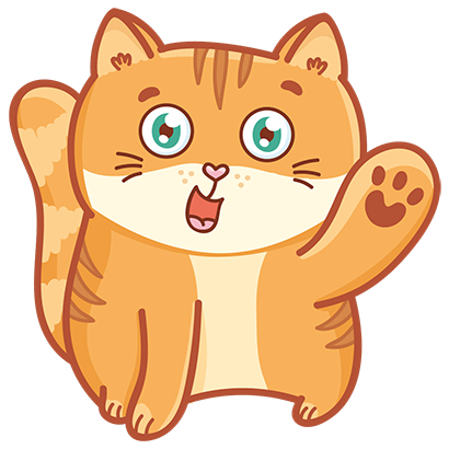 Hosico cat! Cute stickers for iMessage messages sticker-0
