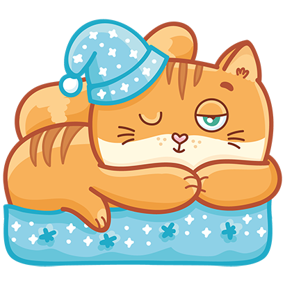 Hosico cat! Cute stickers for iMessage messages sticker-8