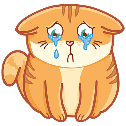 Hosico cat! Cute stickers for iMessage messages sticker-9