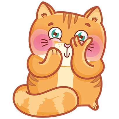 Hosico cat! Cute stickers for iMessage messages sticker-4