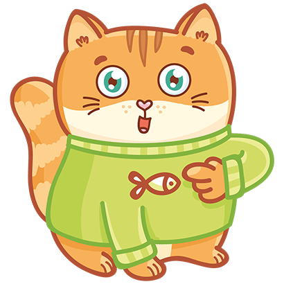Hosico cat! Cute stickers for iMessage messages sticker-7