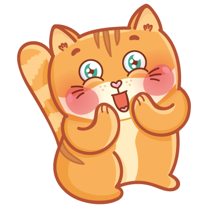 Hosico cat! Cute stickers for iMessage messages sticker-2